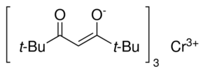 Tris(2,2,6,6-tetramethyl- 3,5-heptanedionato) chromium(III) - CAS:14434-47-0 - Cr(TMHD)3, Chromium(III) tris(2, 2, 6, 6-tetramethyl-3, 5-heptanedionate), Chromium tetramethylheptanedionate, Tris-(2, 2, 6, 6-tetramethyl-3, 5-heptandionato)chrom(III)